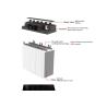 Buy cheap CQC Gel Solar Battery 12V 100AH Lead Ingot Pressure Safety Valve Battery Cabinets from wholesalers
