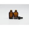 Buy cheap Amber Clear Essential Oil Customized 15ml Glass Dropper Bottles from wholesalers