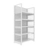 Buy cheap Metal Retail Store Display Stand Metal Wire Mesh Grid Display Shelving Rack from wholesalers
