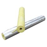 3 4 Pre-Slit / Unslit Fiberglass Pipe Insulation With Chemical Resistance