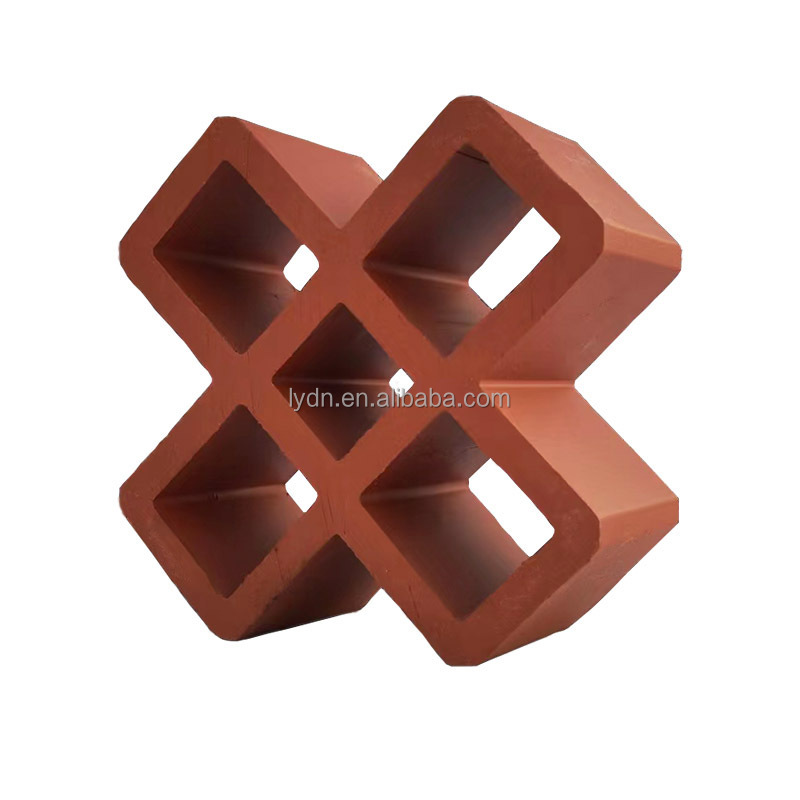Matt Surface Sintered Technique Decorative Brick Wall Blocks For Ventilation In Cafe And Chinese Restaurant Interior Design