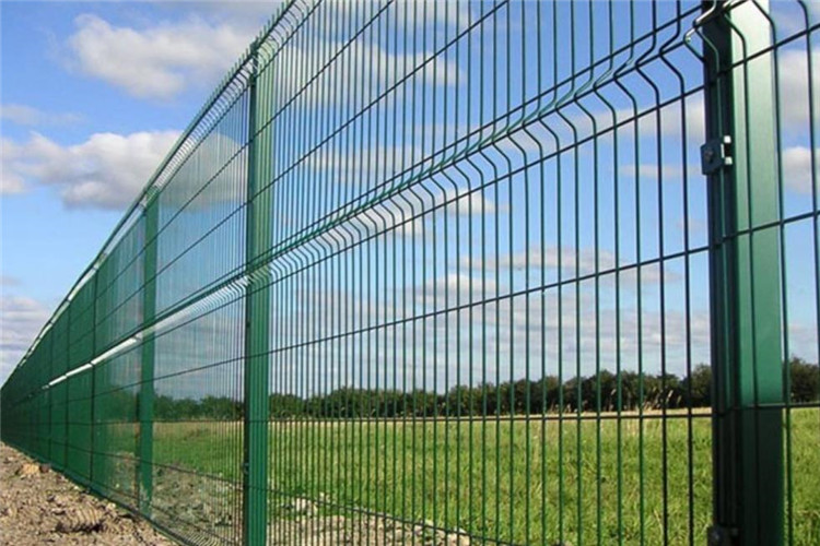 1030MM 1230MM 3D Curved Welded Wire Mesh Decorative Garden Mesh Fence