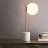 Buy cheap Glass Marble Copper Luxury Nordic Modern Led Restaurant Bar Terzo Table Lamp(WH-MTB-212) from wholesalers