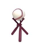 Factory Direct Wooden Crafts - Colorful Mini Baseball Bat with Display Stand and