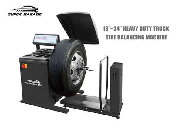 65Kg Truck Wheel Balancing Machine 0.5KW Heavy Duty Wheel Balancer With Dual