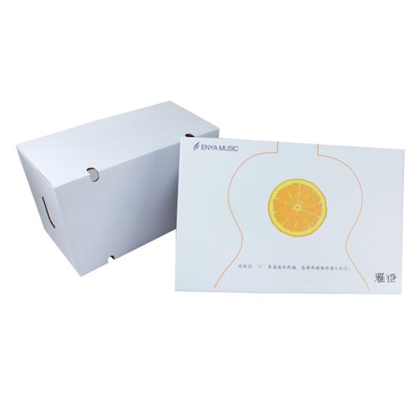 Buy cheap Fruit Shipping Corrugated Paper Packaging Box 4c Print CMYK Or Pantone Colors from wholesalers