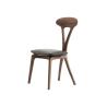 Buy cheap Walnut Wood Brown Upholstered Dining Chairs With Mortise Tenon Joint from wholesalers