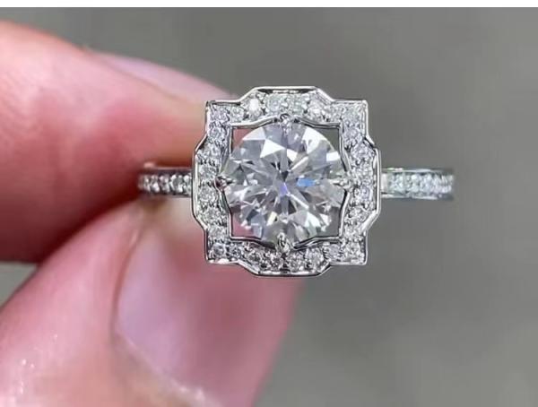 Buy cheap Lab Made Diamond Jewelry Lab Grown Diamonds Jewlery Round Diamond Rings Stud Earrings from wholesalers