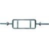 Buy cheap Threaded Solid Chrome Weight Lifting Bars Unisex Square Barbell Weights from wholesalers