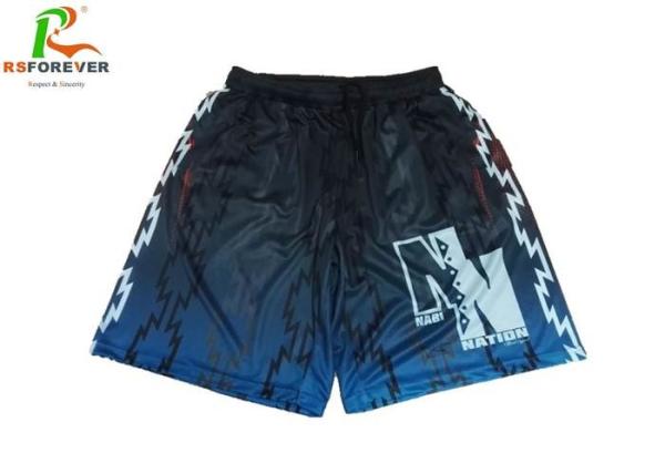 Buy cheap Sublimated Mesh Custom Team Sportswear For Mens Polyester Basketball Shorts from wholesalers