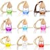 Buy cheap Essential Oil Diffuser Aromatherapy Air Freshener Colorful Glass Empty Car Perfume Bottle from wholesalers