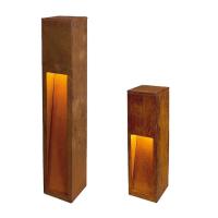 Buy cheap Rustic Red Corten Lighting Bollards IP65 IP66 Wear Resistance product