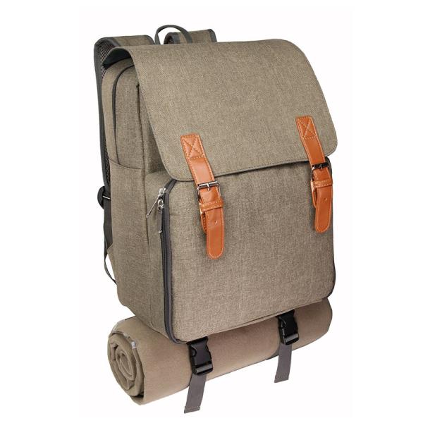 Buy cheap Picnic Equipment Comfort Shoulder Strap Cooler Backpack with Plastic Wine Glasses from wholesalers