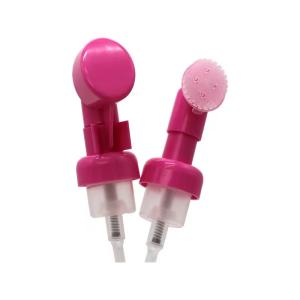Wholesale Personal Care Products 43mm Pink Heart Shape Silicone Brush Foam Pump with Custom Order Option from china suppliers