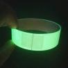 Buy cheap Yellow Green Reflective Self Adhesive Vinyl Film , Floor Glow In The Dark Vinyl Roll from wholesalers