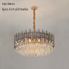 Buy cheap Modern chandelier for living room round bedroom Smoky grey postmodern chandelier(WH-CY-201) from wholesalers