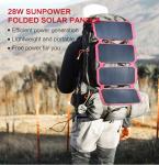 28W ETFE Flexible Solar Panels Waterproof 12V/15V Solar Energy Storage System