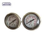 Water Tank 60mm Oil Pressure Gauge U-Clamp With Stainless Steel Case
