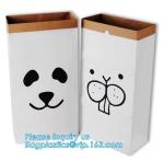 le sac en papier bag, Kraft Paper Storage Linen Bag Kids Toys Clothing Organizer