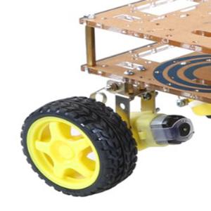 Buy cheap 400mAh 4WD Robot Car Chassis With DC Motor from wholesalers
