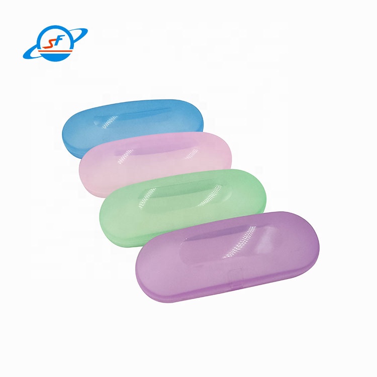 Fashion PVC Sunglasses Case Plastic Spectacle Case OEM / ODM Available