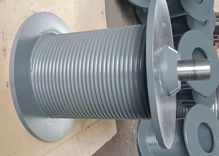 Towing Winch Parts: Lebus Grooved Cable Winch Drum For Ocean Going Ships