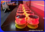Low Intensity Faa L810 Solar Aviation Obstruction Light Red Dusk-To-Dawn