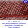 Buy cheap Plane Pattern Woven Aramid Fabric / High Strength Red Carbon Fiber Kevlar Cloth from wholesalers