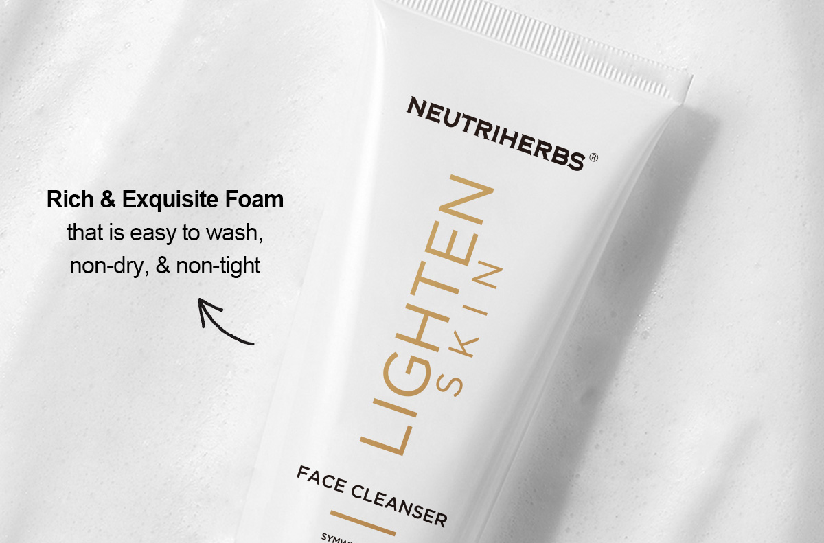 Neutriherbs Private Label Vegan Facial Skin Care Symwhite 377 Lighten Whitening Face Cleanser