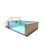 Outdoor Installation Custom Luxury Acrylic Prefab Swimming Pool with TUV