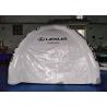 Buy cheap 4x4m Lexus portable airtight inflatable dome tent digitally printed completely with removable doors from wholesalers