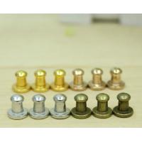 Buy cheap Leather Craft 5mm Head Screwback Button Stud Rose gold product