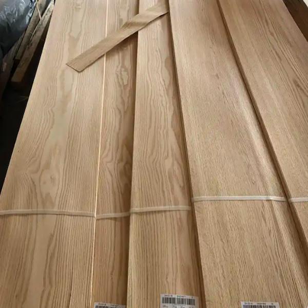 Buy cheap 0.45mm Red Oak Wood Veneer , Phenolic Glue Grain Natural Oak Veneer Sheets from wholesalers