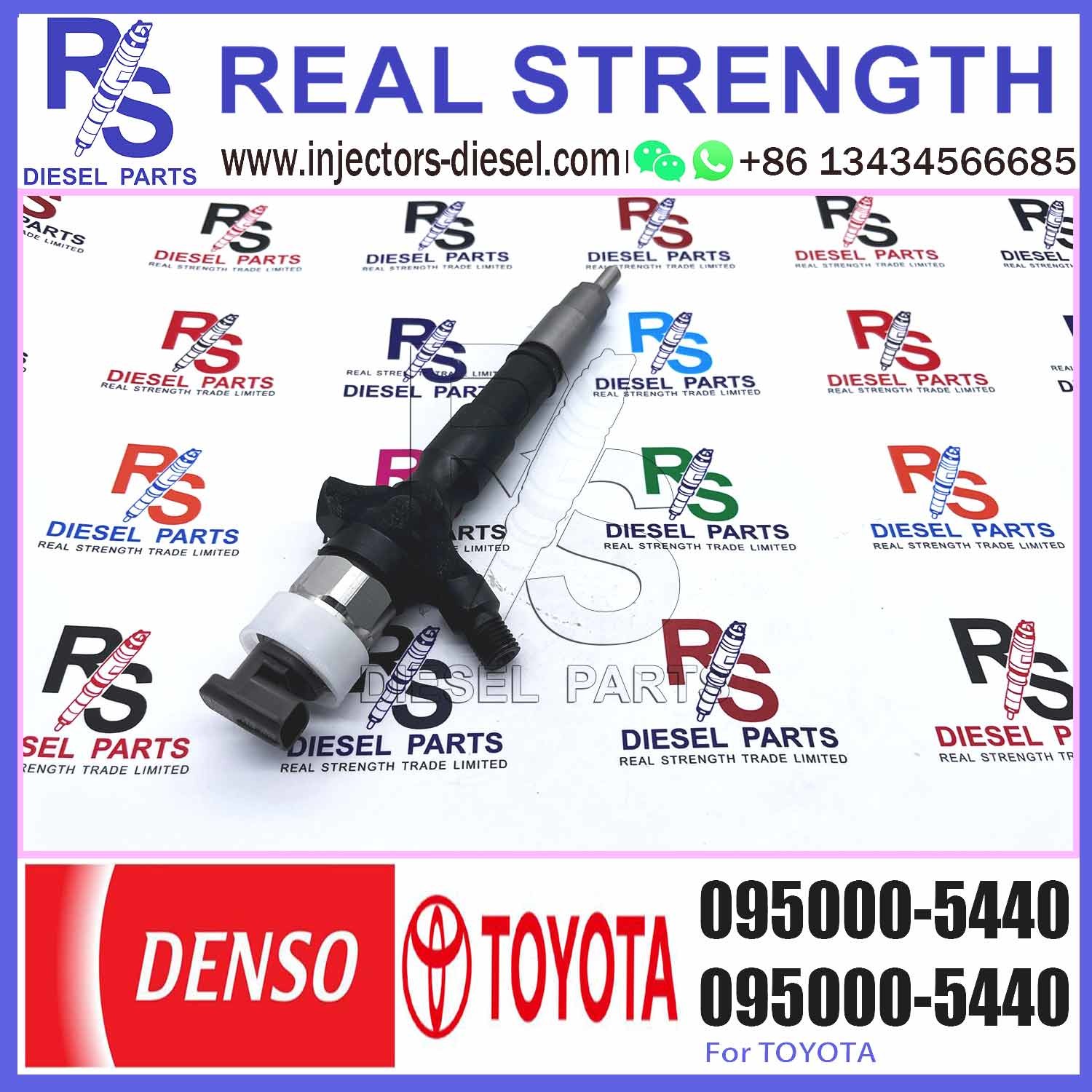 diesel engine injector 095000-5440 for toyota diesel fuel injector injection engine parts 23670-0L020