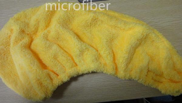 Buy cheap 350gsm Woman Coral Fleece Microfiber Turban Hair Dry Towels Crystal Button from wholesalers