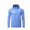Buy cheap Spring Autumn Men Sports Windbreaker Sportswear Unisex With Hood Detachable Windproof Jacket from wholesalers