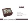 Buy cheap PU Leather Wrist Watch Storage Box Collection Display Silent Motor from wholesalers