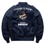 Vintage Puffer Mens Varsity Jacket Sports Bomber Leather Jacket