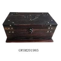 Buy cheap OEM Vintage Wooden 1L Treasure Chest Storage Trunk product