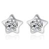 Buy cheap S925 sterling silver stud earrings retro wild fashion Pentagram from wholesalers