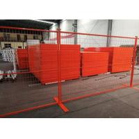 Buy cheap PVC Coated 6x9.5ft Temporary Site Fencing With 50x100mm Mesh product