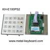 Buy cheap Anti - vandal Stainless steel panel mount Keypad , Metal Digital keypad from wholesalers