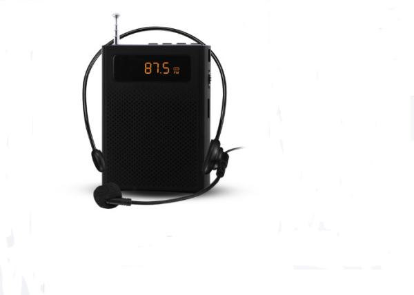 Buy cheap Black Color Portable Bluetooth Speakers , Mini Sound Speaker FM Voice Amplifier from wholesalers