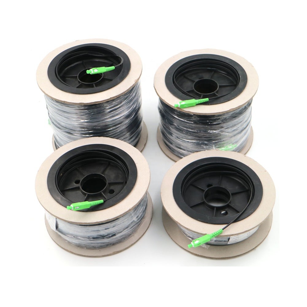 Pre Terminated SC/APC G657A1 LSZH FTTH Fiber Optic Drop Cable
