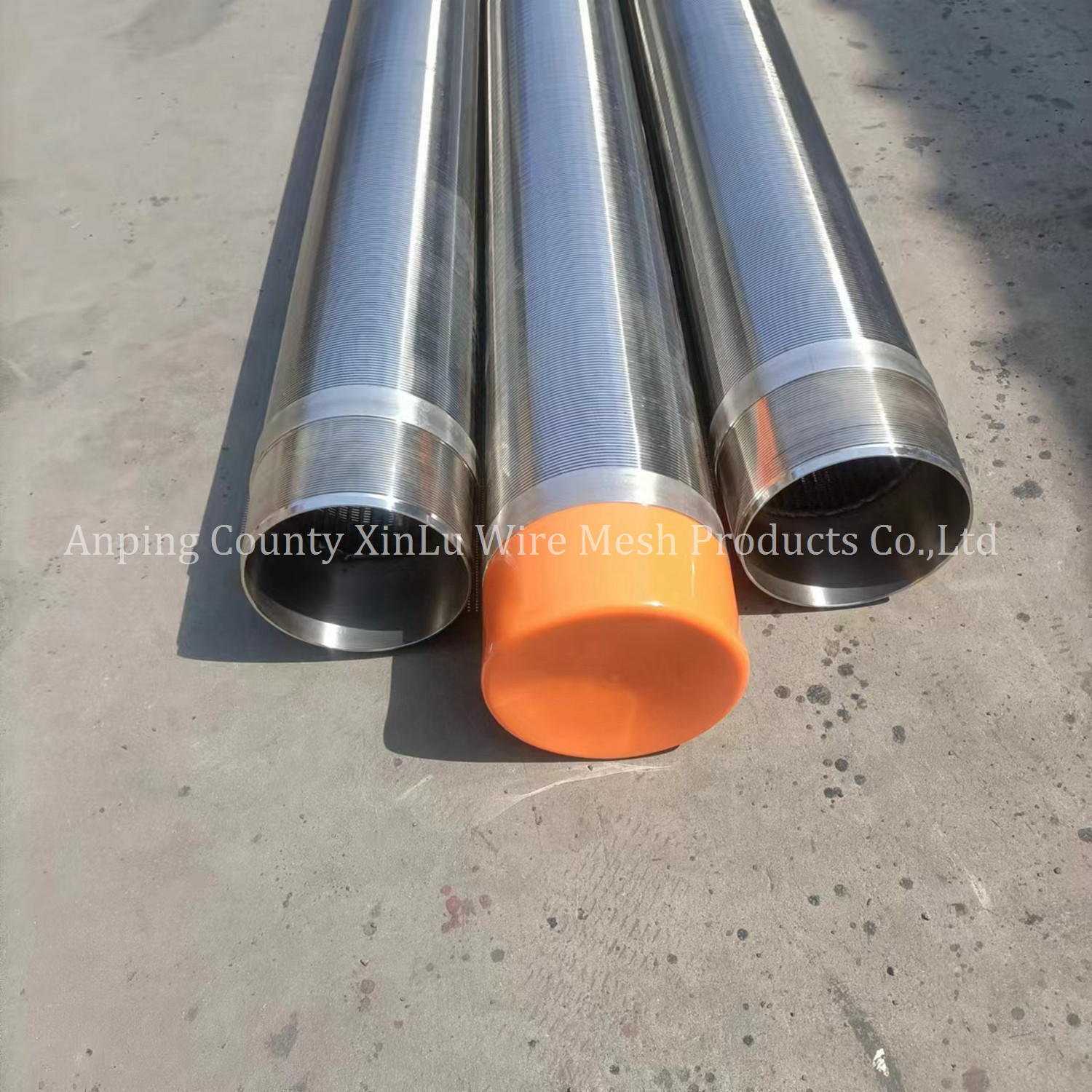 WEDGE WIRE WRAPPED CONTINUOUS SLOT ROTARY DRUM SCREEN MESH FROM XINLU METAL WIRE MESH