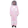 Buy cheap Hooded Breathable and Pink Beekeeping Protective Clothing With High Quality Zipper from wholesalers