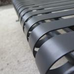 Urban Street Furnitures ISO14001 Stainless Steel Garden Bench