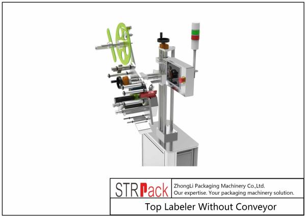 Buy cheap Customized Automatic Bottle Top Labeler Without Conveyor STL-W from wholesalers