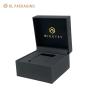 Buy cheap Luxury Custom Logo Black Cardboard Paper Gift Packaging Watch Gift Boxes With Leather from wholesalers