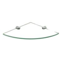 Buy cheap Polished Edge Tempered Glass Bathroom Shelves for Slat Wall Display Customized product